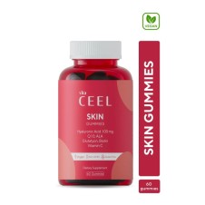 Cilt Vitamini Çiğnenebilir Vegan Gummy, Hyaluronic Acid, Vitamin C, Glutatyon, Q10, Ala, Biotin